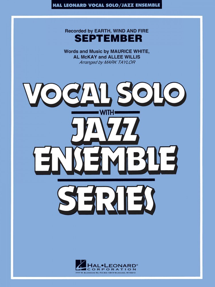 September Key: C Vocal Solo Jazz Ensemble Series Sheet Music NEW 007012567