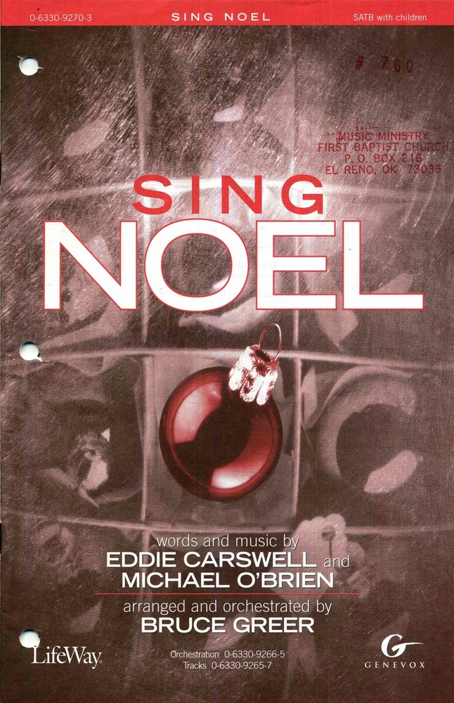Sing Noel Satb W Children Anthem