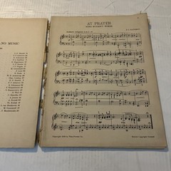 Sunday Piano Music Theodore Presser Sheet Music Book 1913 Sacred Religious