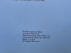 My Life Sheet Music Billy Joel Pop Easy Listening Hit Song 1978 Piano Guitar
