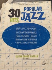 30 Popular Jazz Hits Piano With Guitar Special Guitar Chord Diagram 1963 (9)