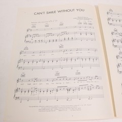 Arnold Martin Morrow Can&rsquo;t Smile Without You Piano Voice Sheet Music 1978