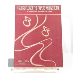 I Guess I&rsquo;ll Get The Papers And Go Home Sheet Music Prince Rogers Kanner P/V/G