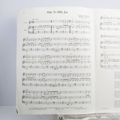 Ode To Billy Joe Sheet Music Bobbie Gentry Larry Shayne 1967 P/V/G Piano Guitar