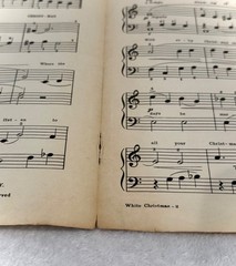 VTG 1942 « WHITE CHRISTMAS » SHEET MUSIC SIMPLIFIED PIANO SOLO IRVING BERLIN