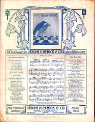 Antique 1914 The Murray Walk Fox Trot Starmer Cover Art Large Format Sheet Music