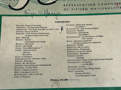 50 Art Songs from the Modern Repertoire Vintage Piano Sheet Music Songbook 1939