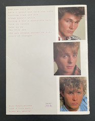 Giant Full Colour Color Poster a-ha Hunting High and Low Songbook Sheet Music