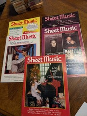 Lots of Sheet Music Magazine – You choose the Year! Guitar/Piano/Organ
