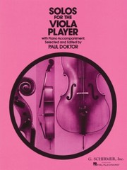 Solos for the Viola Player Viola and Piano Sheet Music Book NEW 050329260
