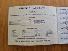 PIGSKIN PAGEANTS By Paul Yoder FOR FIRST TROMBONE!