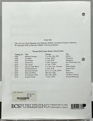 The Manger by Thomas Bold Choral Series SAB Alto Solo w Keyboard Sheet Music ECS