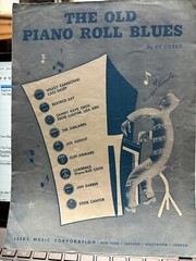 1950 Ragtime Sheet Music THE OLD PIANO ROLL BLUES by Cy Coven