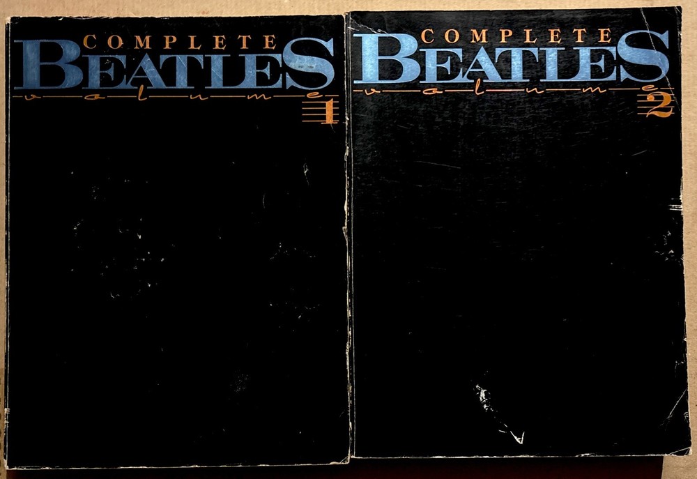 Complete Beatles Piano Vocal Guitar Volumes 1&2 Hal Leonard 1988 Todd Lowry