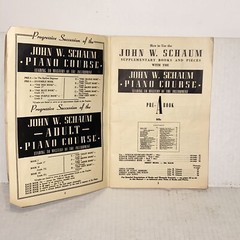 Vintage 1940s John W Schaum Manual For Piano Teachers Sheet Music Booklet