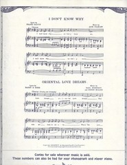 Rock-A-Bye My Baby Blues Sheet Music 1923 Sherman Clay Astoria OR Stamp