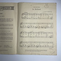 Lot of 8 Progressive Series Studies Compositions; Vintage Sheet Music 1923-1926