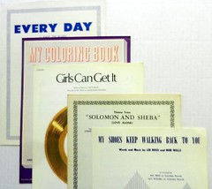 Lot Of 25 Various TWENTIETH CENTURY Sheet Music POP AC EASY Listening #2