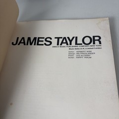 Vintage 1971 James Taylor Song Book Sheet Music Piano Guitar Vocal Amsco