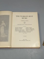 Antique Music Book THE WORLD&rsquo;S BEST MUSIC 1904 Volume VIII Volume 8
