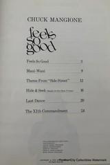 Rare 1978 Songbook Chuck Mangione Feels So Good Sheet Music Book