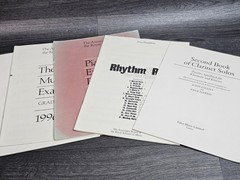 Piano, Guitar, Clarinet Sheet Music Giant 36 Books Bundle Various Instruments