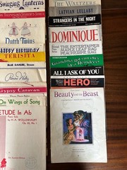 Lot of 33 Pieces Vintage Sheet Music 1900s to 1990s Classical to Disney