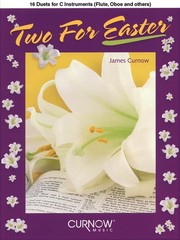 Two for Easter C Instruments for Flute Oboe 16 Duets Sheet Music Curnow Book