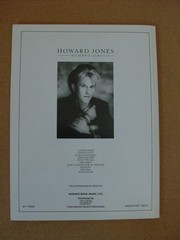 Howard Jones Human&rsquo;s Lib Sheet Music Songbook – P/V/G – New Wave, 80s, Synth