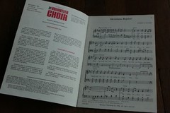 The Volunteer Choir 1976 Antique Music Booklet VTG Christmas Issue Gospel Songs