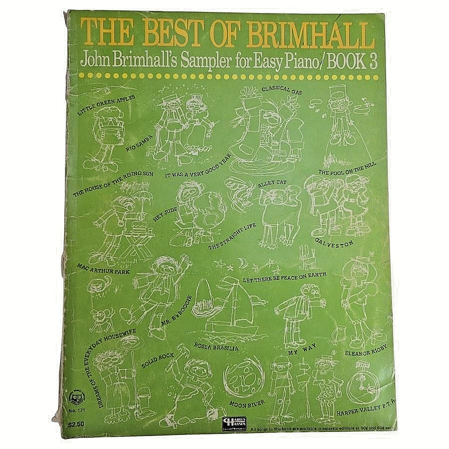 Best Of Brimhall Easy Piano Book 3 John Brimhall Pop Songs Music Songbook Vtg