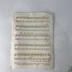 Adeste Fidelis Freeman no. 615 Century Sheet Music 1901 Piano New Old Stock