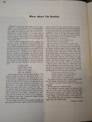 Tim Buckley Song Book 1968 Sheet Music Lyrics Goodbye Hello Jeff Zappa songbook