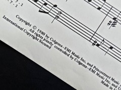 Its My Turn Sheet Music Piano Vocal Guitar Vtg (Diana Ross Song) 1980 USA SELLER