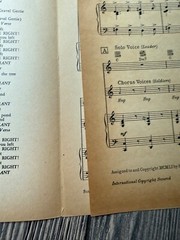 Vintage Sheet Music Lot: Sound Off & A Pocketful Of Songs U.S. Army Song Ukulele