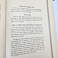 Boogie Woogie Made Easy Piano Course Songbook Eddy Ballantine Music 1941 Vtg