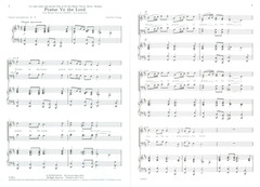 Praise Ye The Lord Sheet Music SATB Piano 1987 Young Psalm Sacred Music Press