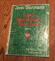 Adult Preparatory Piano Book (Music Book One) 1943 80 Pages