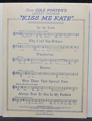 So In Love – Cole Porter – Sheet Music 1948