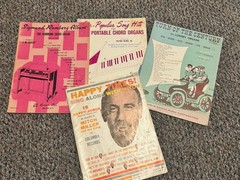 Huge Lot of 22 Vintage Chord Organ songbooks & Sheet Music 50s-70s piano vocals