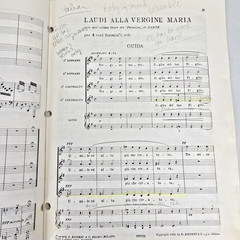 Verdi 4 Pezzi Sacri Sacred Choral Sheet Music Score Italy 1989 Italian Vtg