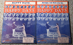 Vintage 1929 Happy Days Movie Sheet Music Janet Gaynor Charles Farrell Fox Film