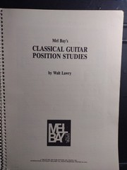 MEL BAY CLASSICAL POSITION STUDIES Spiral Bound Walt Lawry 1982 Very Good Cond.
