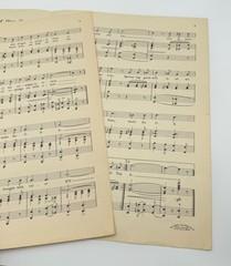 All Hail America Land of the Free Vintage Sheet Music Patriotic 1940 USA WWII