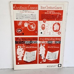 Vintage 1959 Sing Along Play Along Christmas Songs and Tunes Sheet Music Book