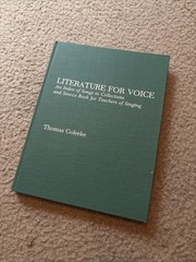 Literature for Voice: An Index to Songs in Collections