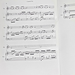 I Lament You French Horn and Piano Sheet Music Bryan Rowe Chesapeake Shop Vtg
