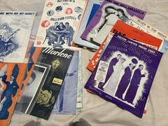 Vintage 1910&rsquo;s-1940&rsquo;s Large Sheet Music Lot Of 220+ Mainly early, Rag WW1 girls