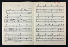 1971 Sing The Carpenters Karen Raposo Piano Vocal Guitar Vintage Sheet Music