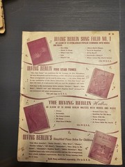 White Christmas 1942 Sheet Music Irving Berlin